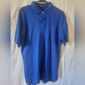 Men's Ralph Lauren blue short sleeve Polo size Medium
